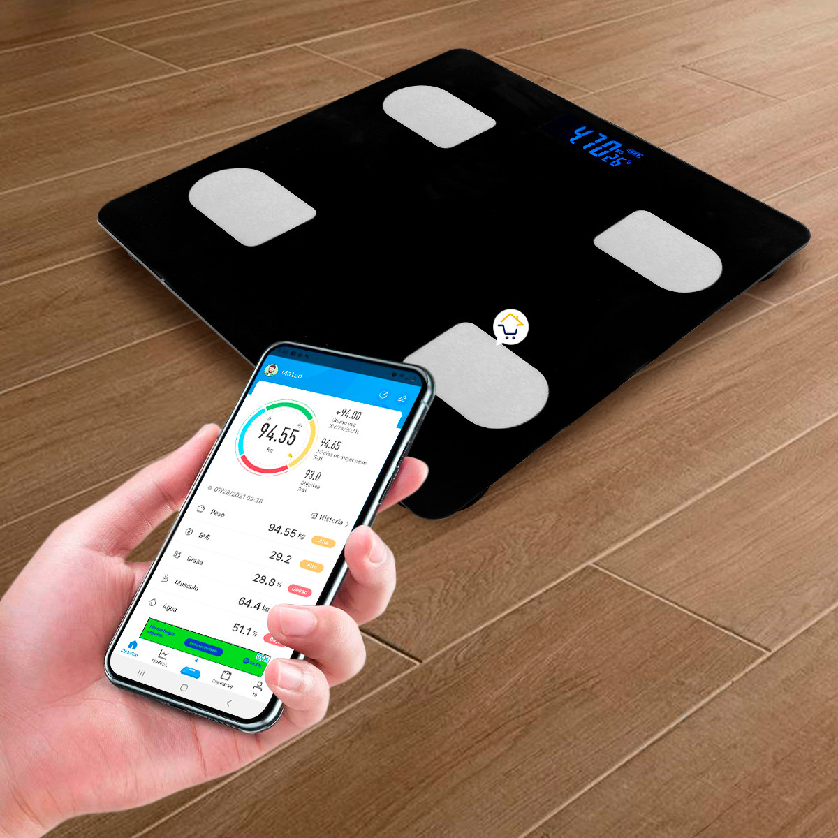 Miniatura 6 de Bascula Inteligente Pesa Digital OF401